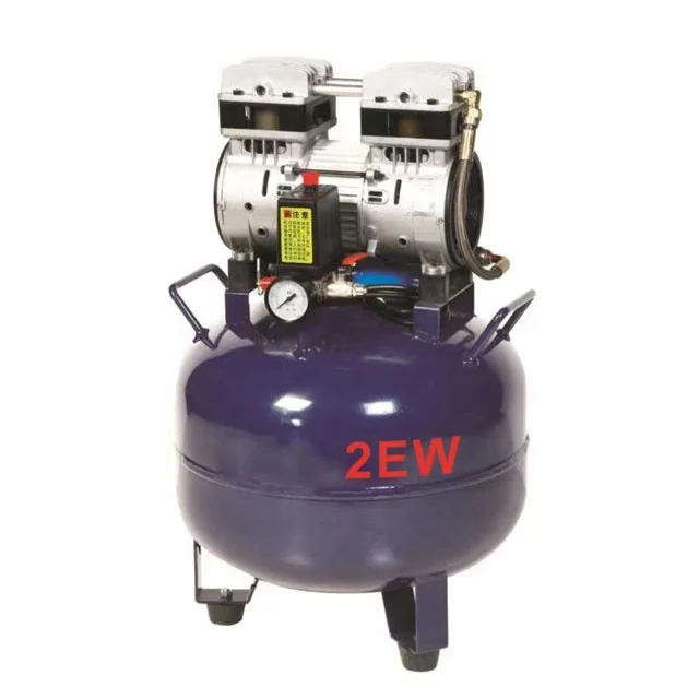 Low Price Dental Oil Free Air Compressor 35L 1 for 2 Dental Chair Dental Spare Parts Low Noise Dental Clinic Equipment