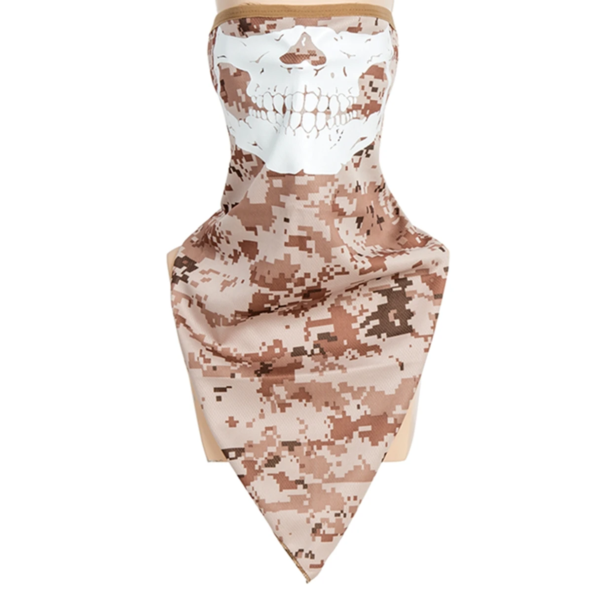 Термозащитная Балаклава из полиэстера с черепом, чехол для лица для рыбалки, езды на велосипеде и мотоцикле