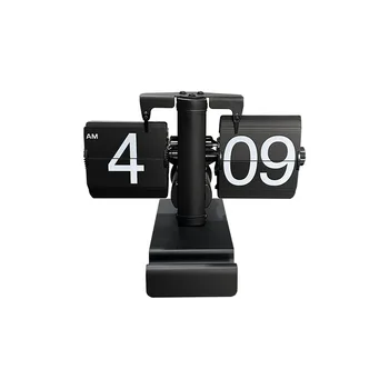 Fashion Design Luxury Digital Desk Clocks Auto Flip Page Turning Decor Table Clocks Fashion Decorations Flip Clocks