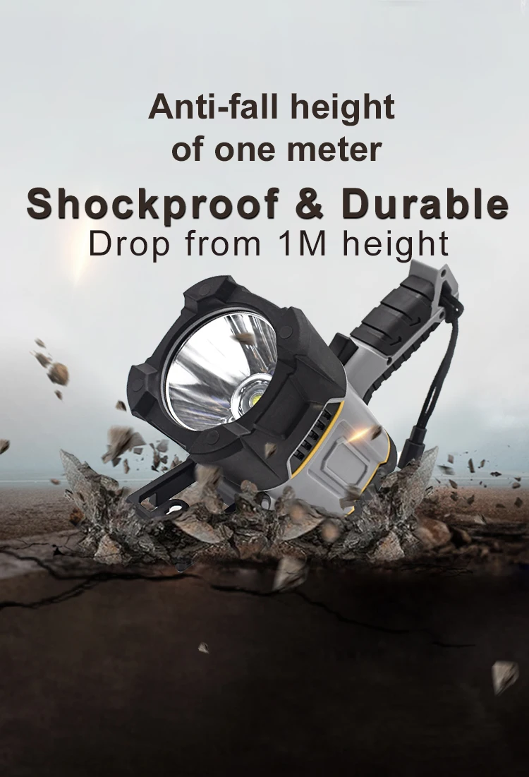 Most powerful portable multifunctional mini rechargeable led handheld long distance hunting searchlight spotlight flashlight supplier