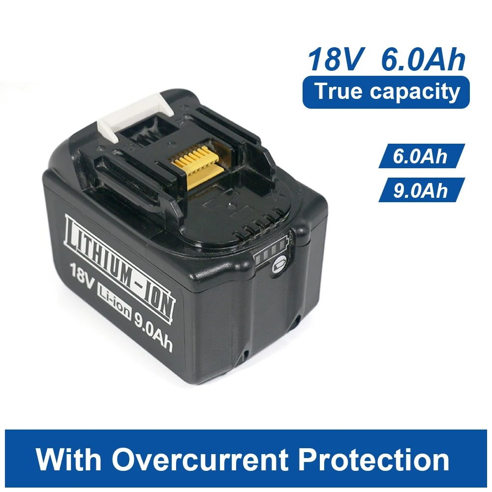 Brand Power Tool Replacement Battery 18650 5s3p 18V 6000mah 10C Discharging Rate 18v Lithium Power Tool Battery Pack