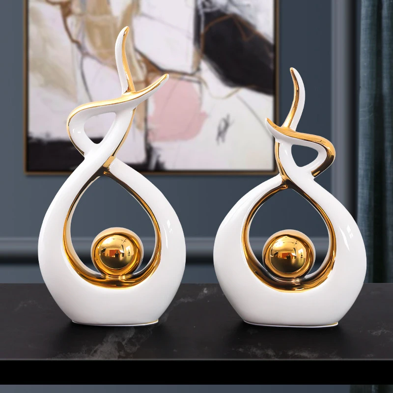 Ceramic Sculptural Objects Modern Abstract Art Ceramic Statue Table ...