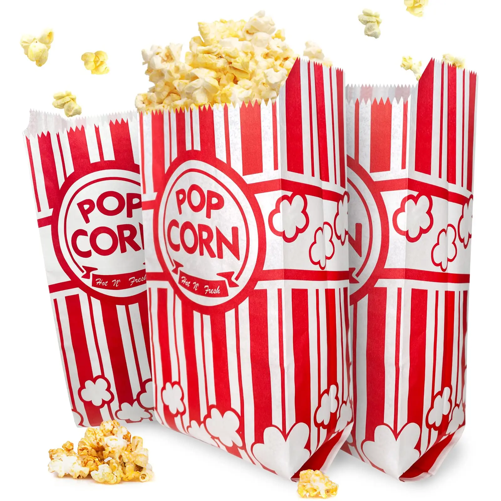 Movie Theater Small Kraft Paper Popcorn Bags Bulk Wholesale Popcorn Bags Buy Wholesale Popcorn
