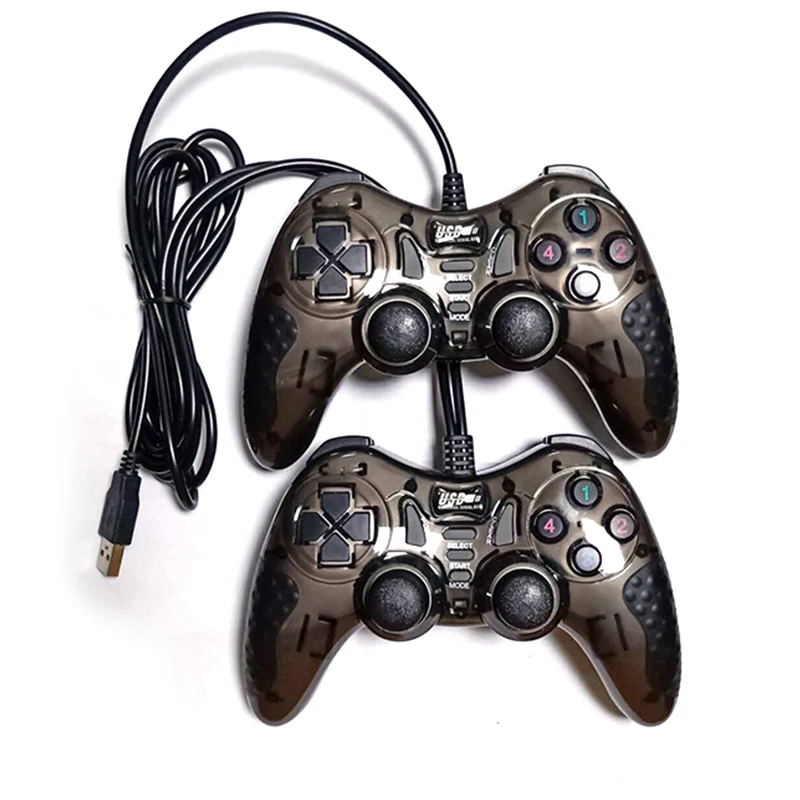 Wired Vibration Game Controller USB for PC Computer Windows XP 7 8 10 PS3 TV Box Joystick