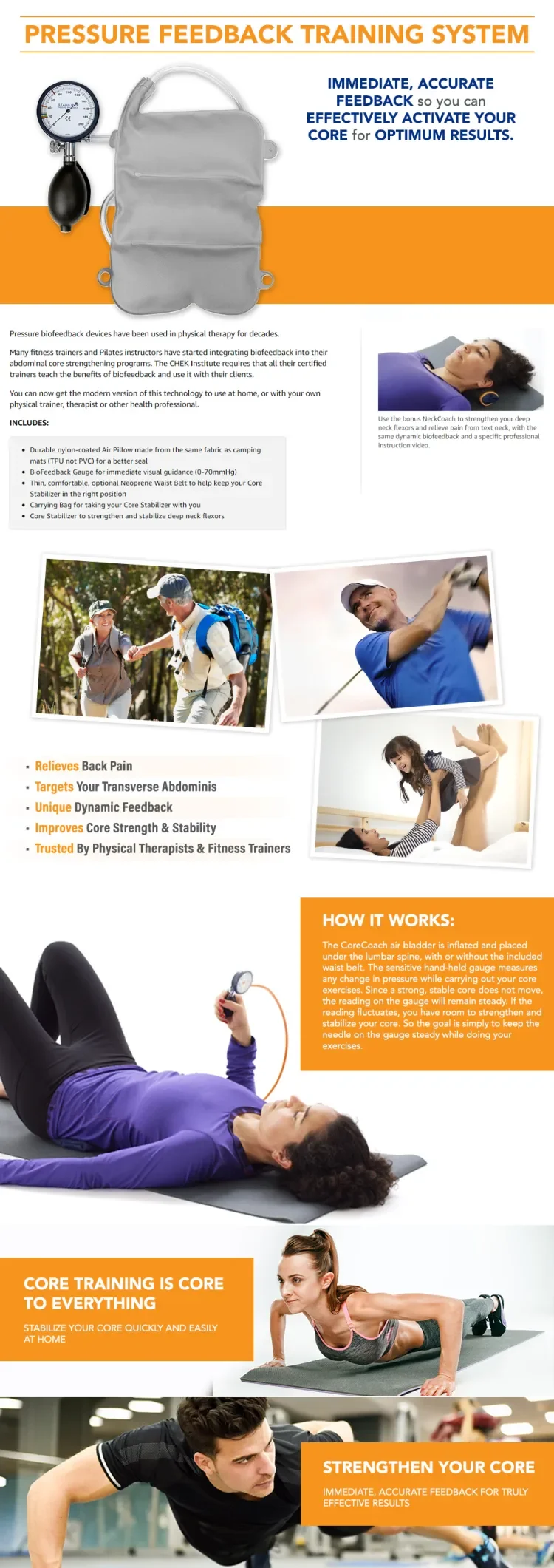 Chattanooga Stabilizer Pressure Biofeedback Enhance Your Core