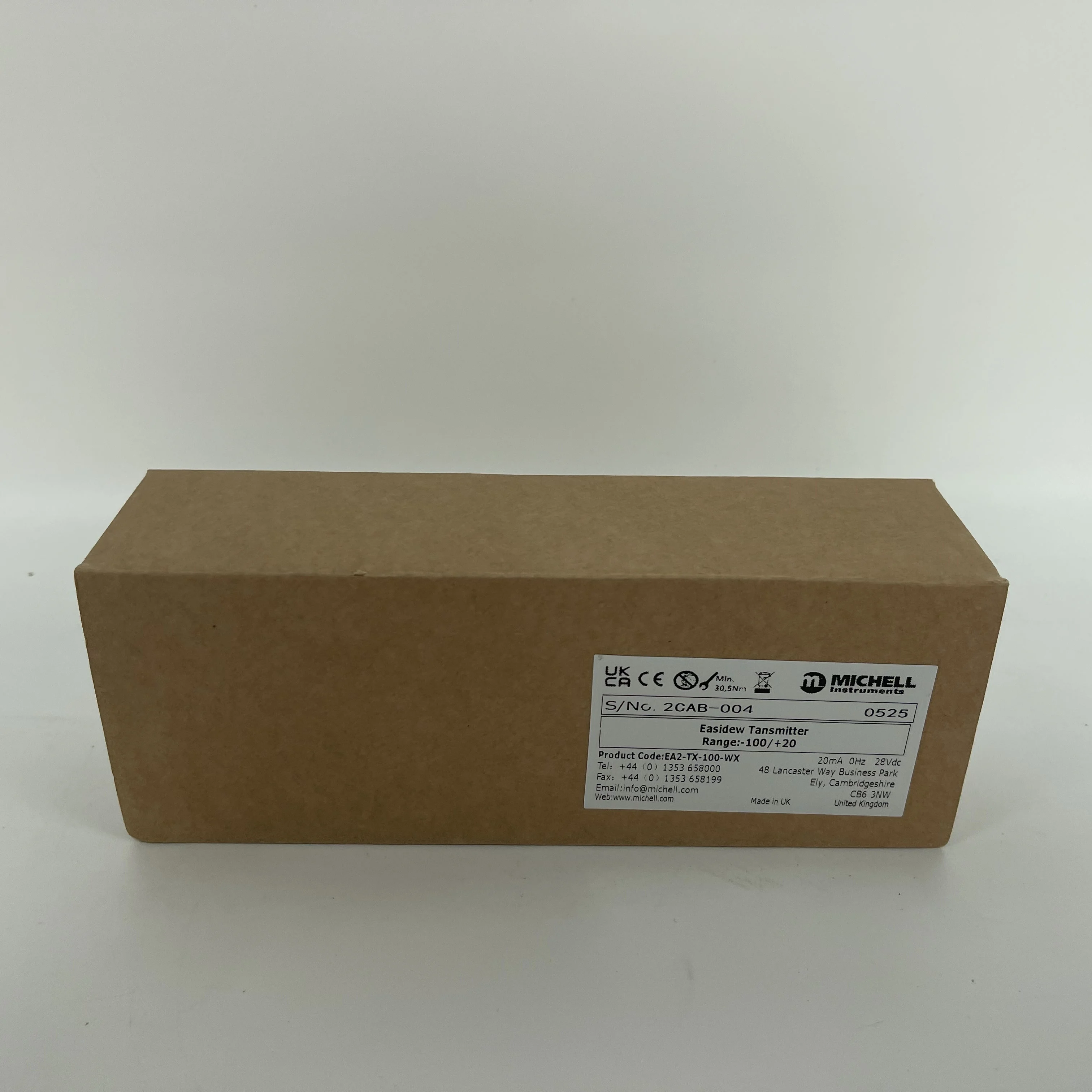 Michell Instruments Dew Point Transmitter EA2-TX-100-WX