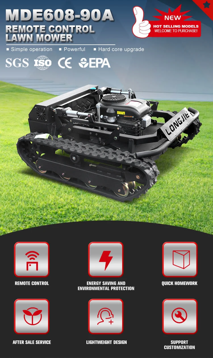 MDE-608-90 Remote Control Crawler Mower - Professional Lawnmower