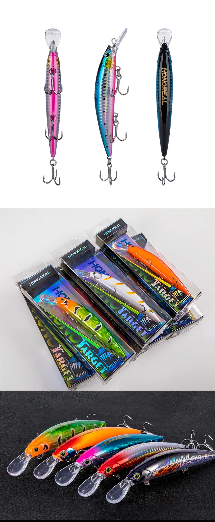 Honoreal 110mm 39g Hard Plastic Fishing Lures Salt Water Fishing Lure