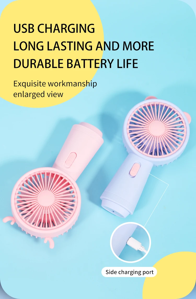 Usb Portable Mini Fan Rechargeable Fan Handheld Fan