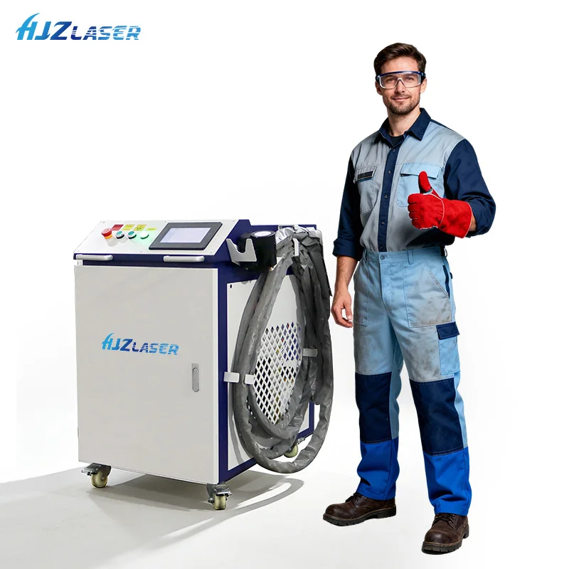 HJZ 500W 1000W Pulsed Laser Cleaning Machine Is Used to Remove