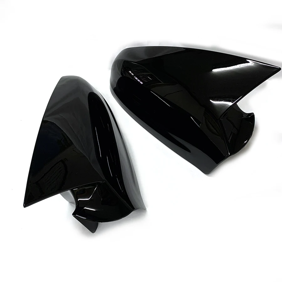 product auto parts gloss black side mirror cover for opel 2004   2014 rearview mirror cover shell replacement for opel astra h 2004-7