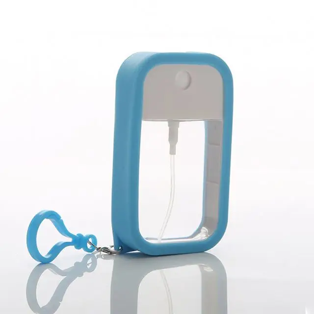 Silicone Holder Keychain Card Mist Sprayer 50ml Credit Card Spray Sanitiser