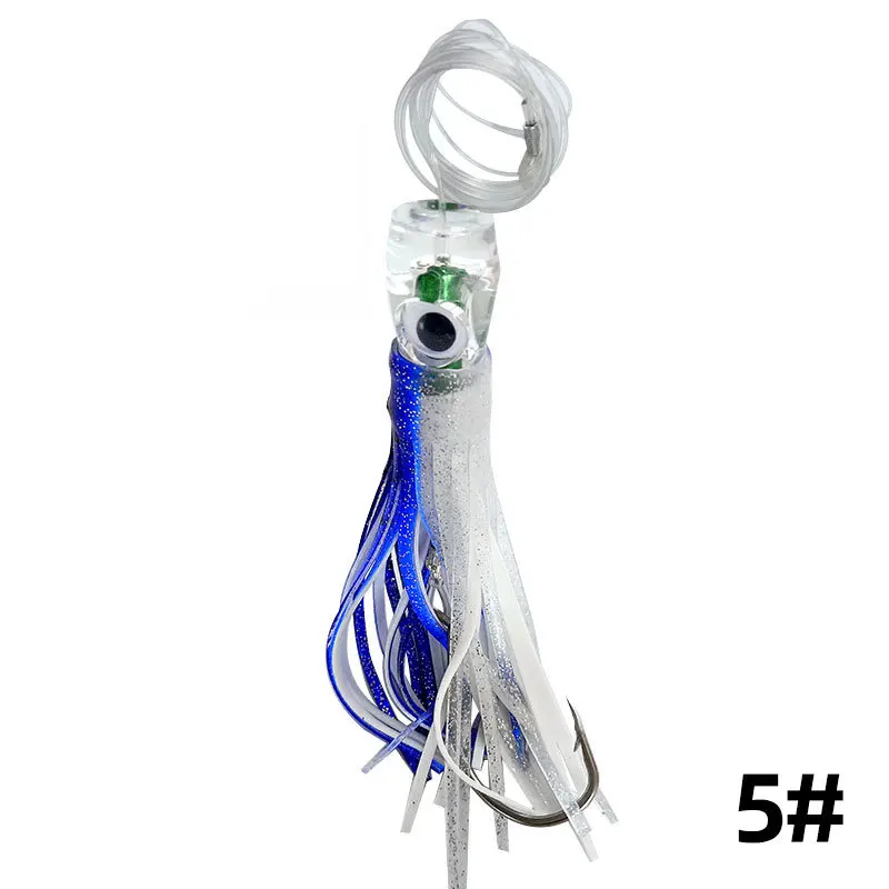 5 Esca Da Traino Pesca D'Altura – Set Professional Per Tonno, Mahi-Mahi, Pesce Vela, Wahoo