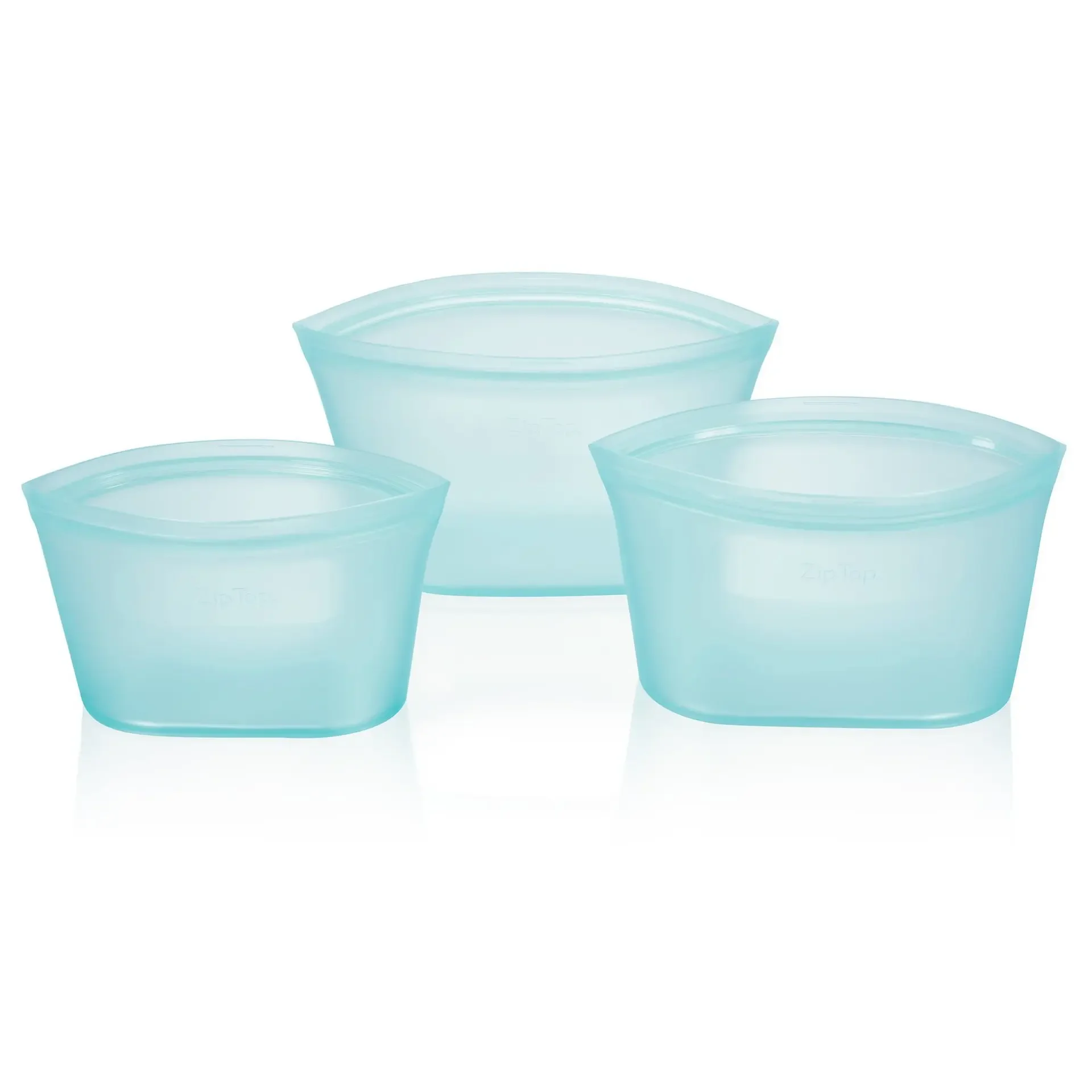 Reusable Freshess clear Ziplock Silicone  Airtight Bag Food Storage & and Container Sets for Food Packaging Camping