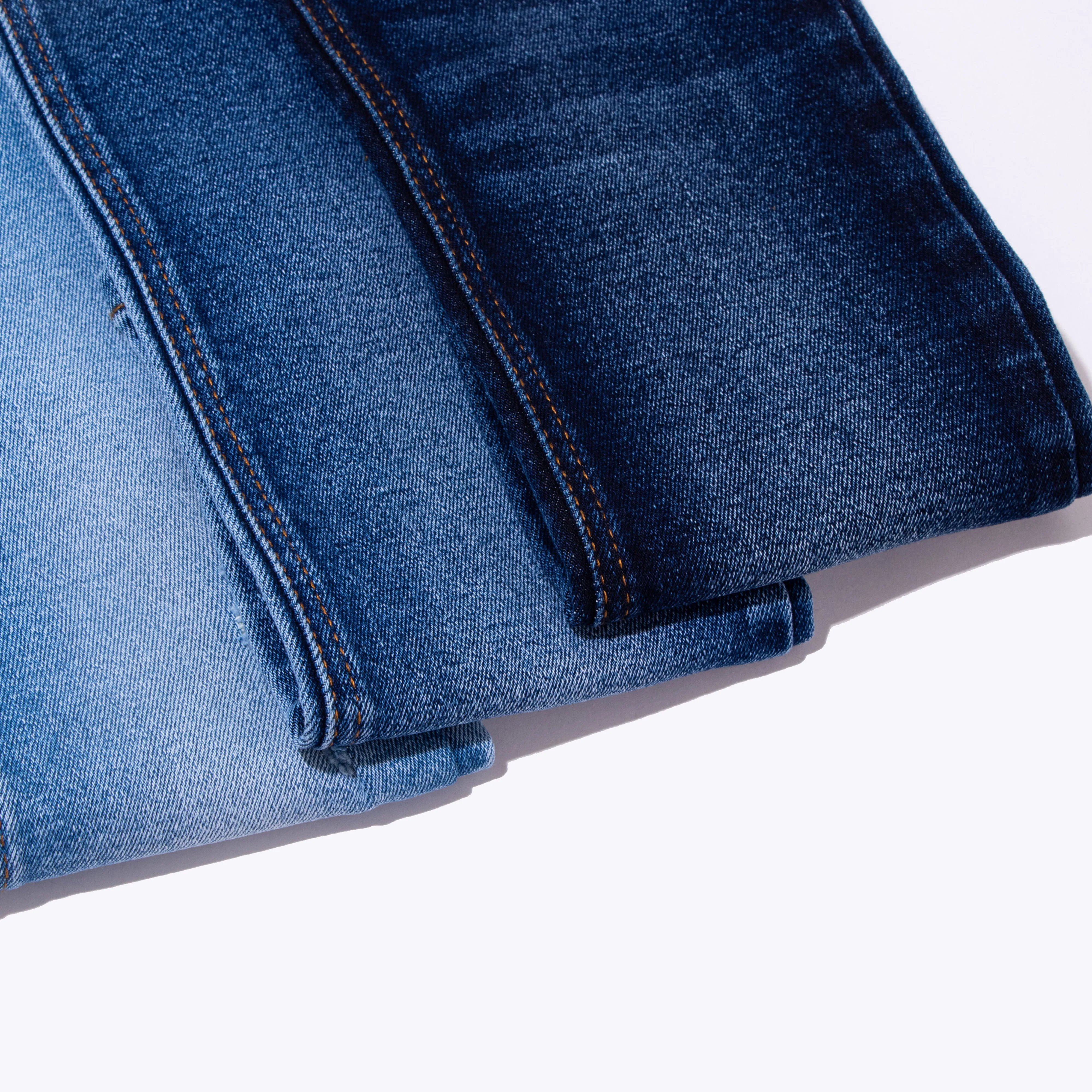 Spandex Indigo Twill Jeans Fabric 