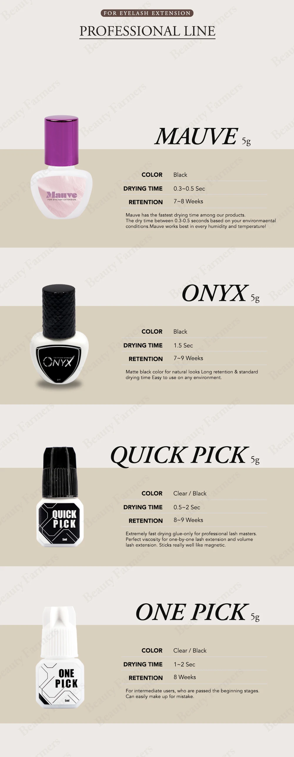 Korea Eyelash Extension Glue Adhesive Professional Line Made In Korea