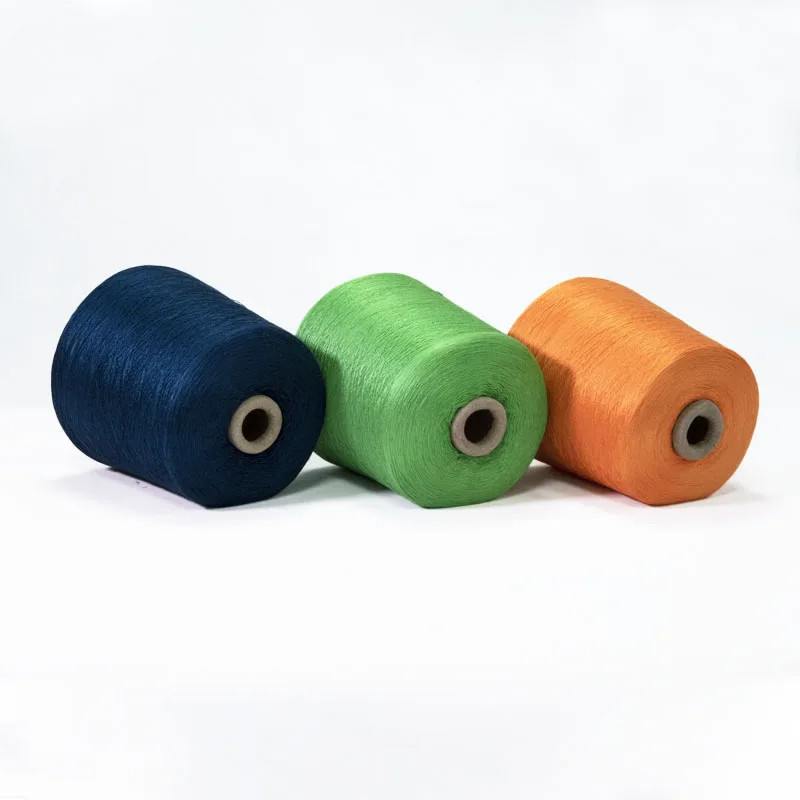 100% Viscose Ring Spun Yarn Viscosity 30S 650 TPM Twist Knit Fabric 30/1 30/2 Viscose Rayon Yarn For Machine Knitting manufacture