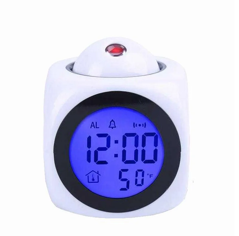 voice timekeeping projection alarm clock
