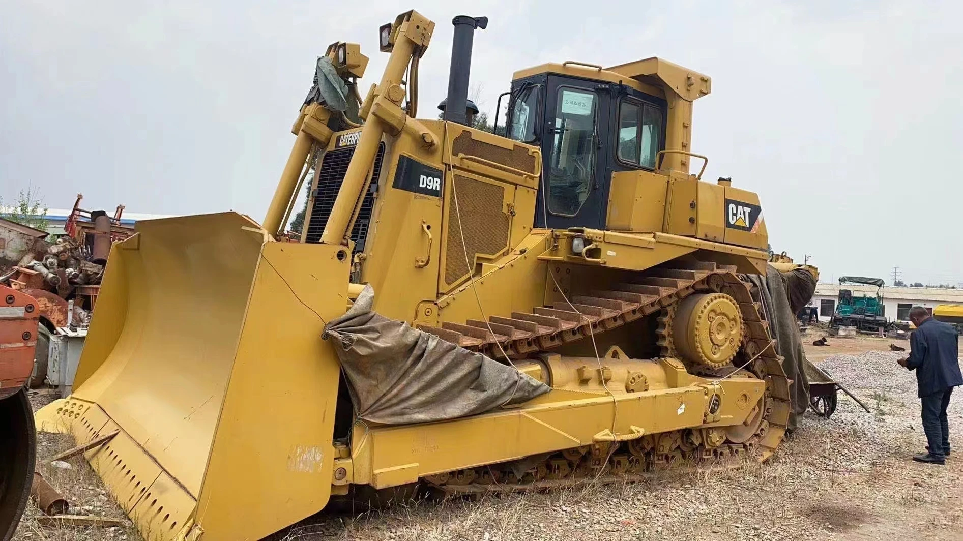 Японский строительный/Подержанный бульдозер D9N гусеничный D7h D7r D6h Подержанный
