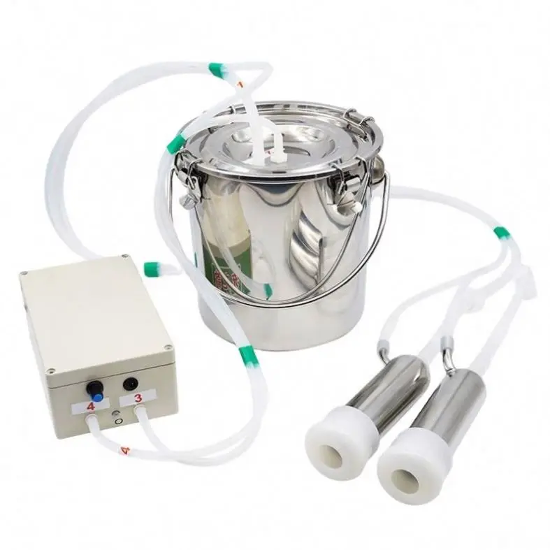 Новый дизайн ручные портативные машины для доения овец из нержавеющей стали с ручным управлением 5 л