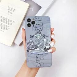 Модный мягкий силиконовый чехол IMD с милым мультяшным котом и мышью для iPhone 13pro 12 pro max 11pro xs max 7plus