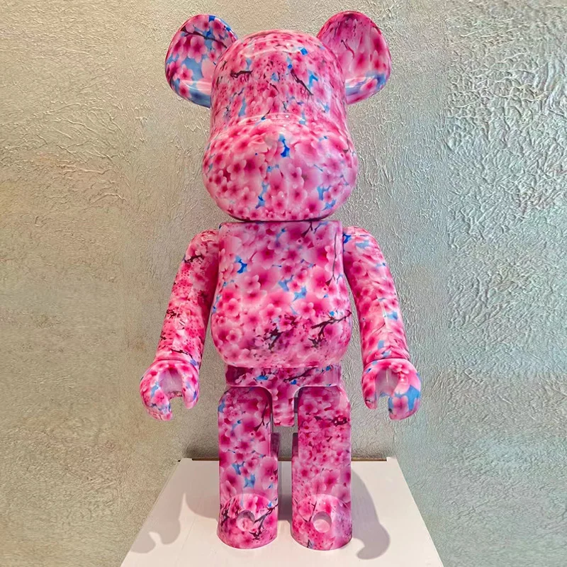 In Stock Bearbrick 1000 70cm Cherry Blossom Bear Statues
