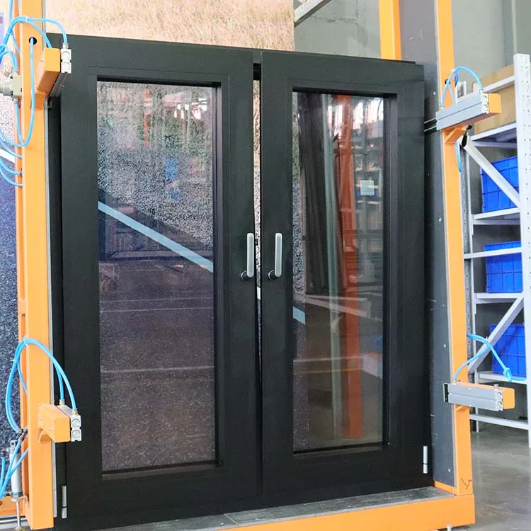 Minglei European Standard Windows High Efficient Thermal break aluminum Triple glass windows manufacture