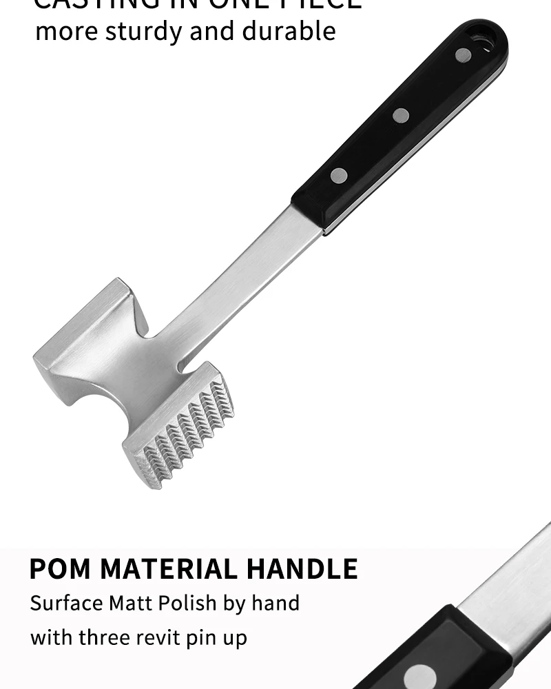 Aluminum Alloy Beef Hammer Steak Pounders Meat Tenderizer Hammer Union