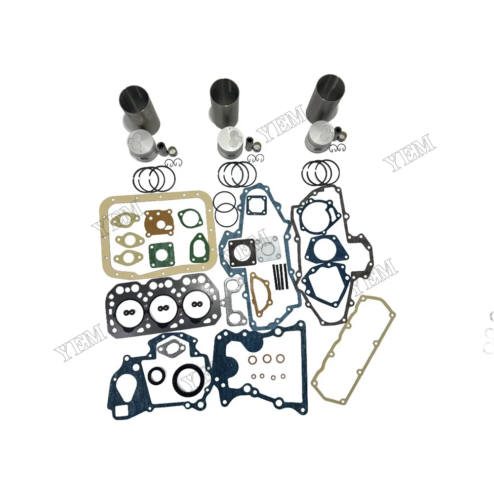 Overhaul Kit With Gasket Set Fit for Mitsubishi K3H Engine 2