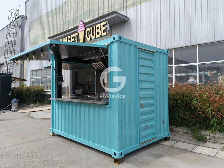 20ft Bar Fast Food Mini Popup Shop Mobile Container Coffee