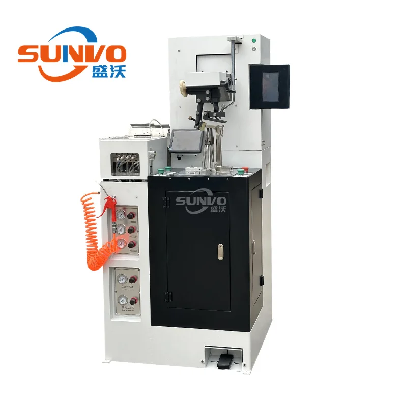 Lady Shoe Making Fully Automatic Visualized Heel Nailing Fixing Machine Screw Fixing Machine for High Heel Machine