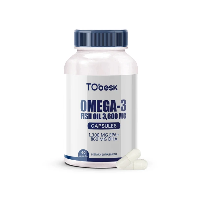 OEM/ODM Customized Label and Logo Dietary Supplements Omega Capsules for Promoting the Health of Heart and Brain Development