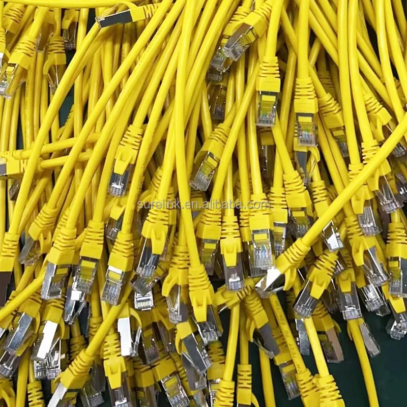 Utp Cat5e Cat6 Cat7 Computer Data Patch Cable 10g Flat Patch