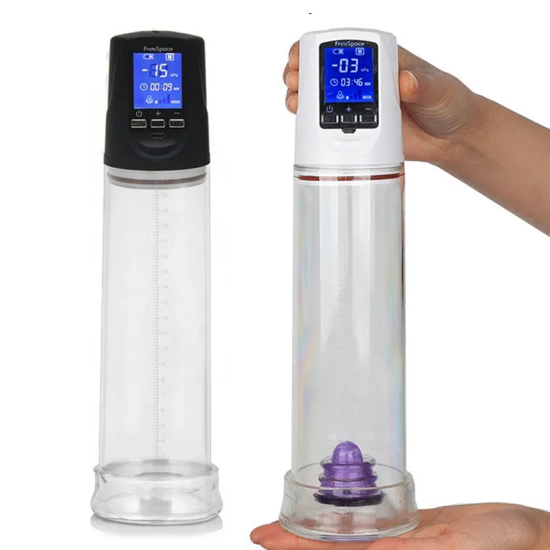 USB Rechargeable LED Automatic Electric Penis Vacuum Pump Male Penis Pump Enlargement Sex Toy for Men