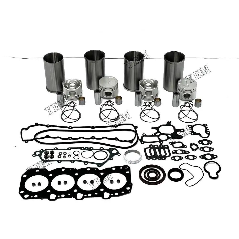 1KZ Engine Overhaul Kit With Cylinder Gasket Piston Ring Liner for Toyota 2