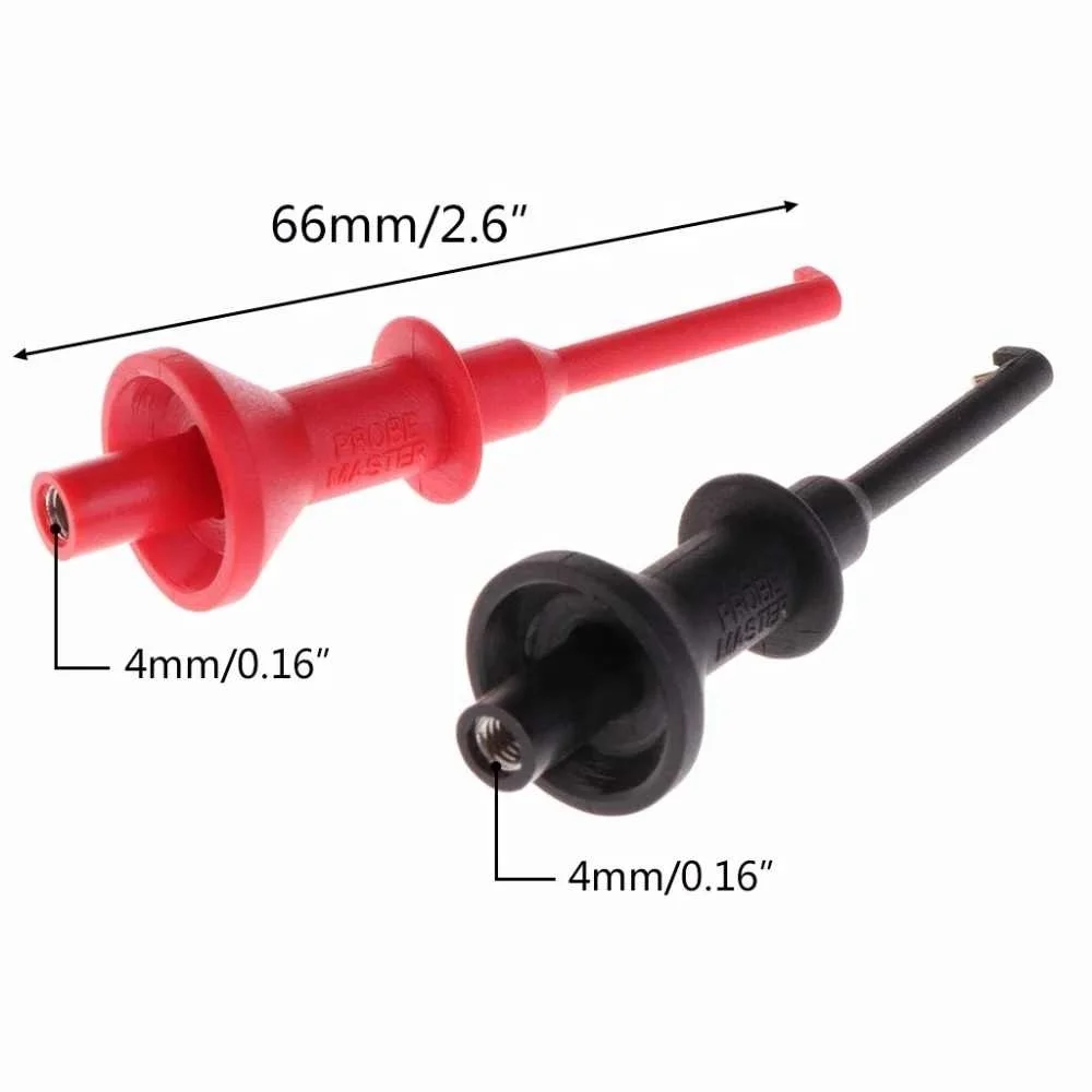 Апертура 4 мм штепсельное тестирование крюк зажим мультиметр тестовый провод Удлинительный