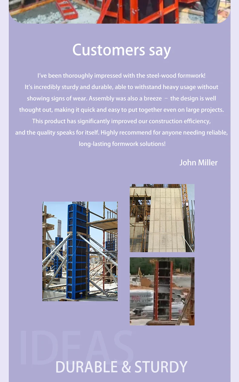 Industrial Design Style Plywood Formwork Construction Materials Concrete Forms for Construction Use