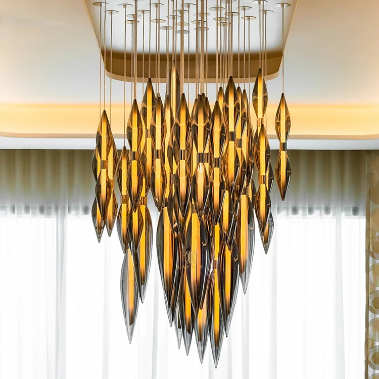 Новый продукт, индивидуальный дизайн, роскошный отель, лобби, Современная проектная люстра, подвесные светильники