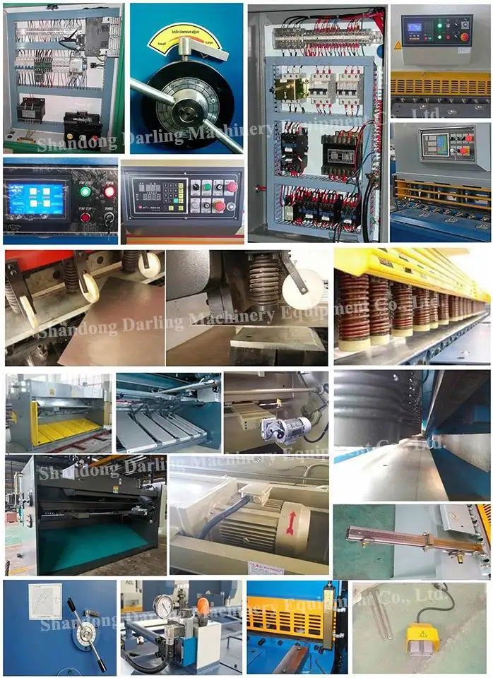 metal sheet cutting machine hydraulic guillotine metal shear blades