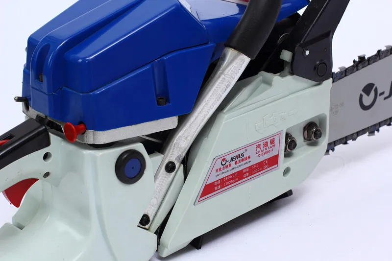 Wood Cutter New Model 58cc Gasoline Chinese Chainsaw Chain Saw Machine 5800