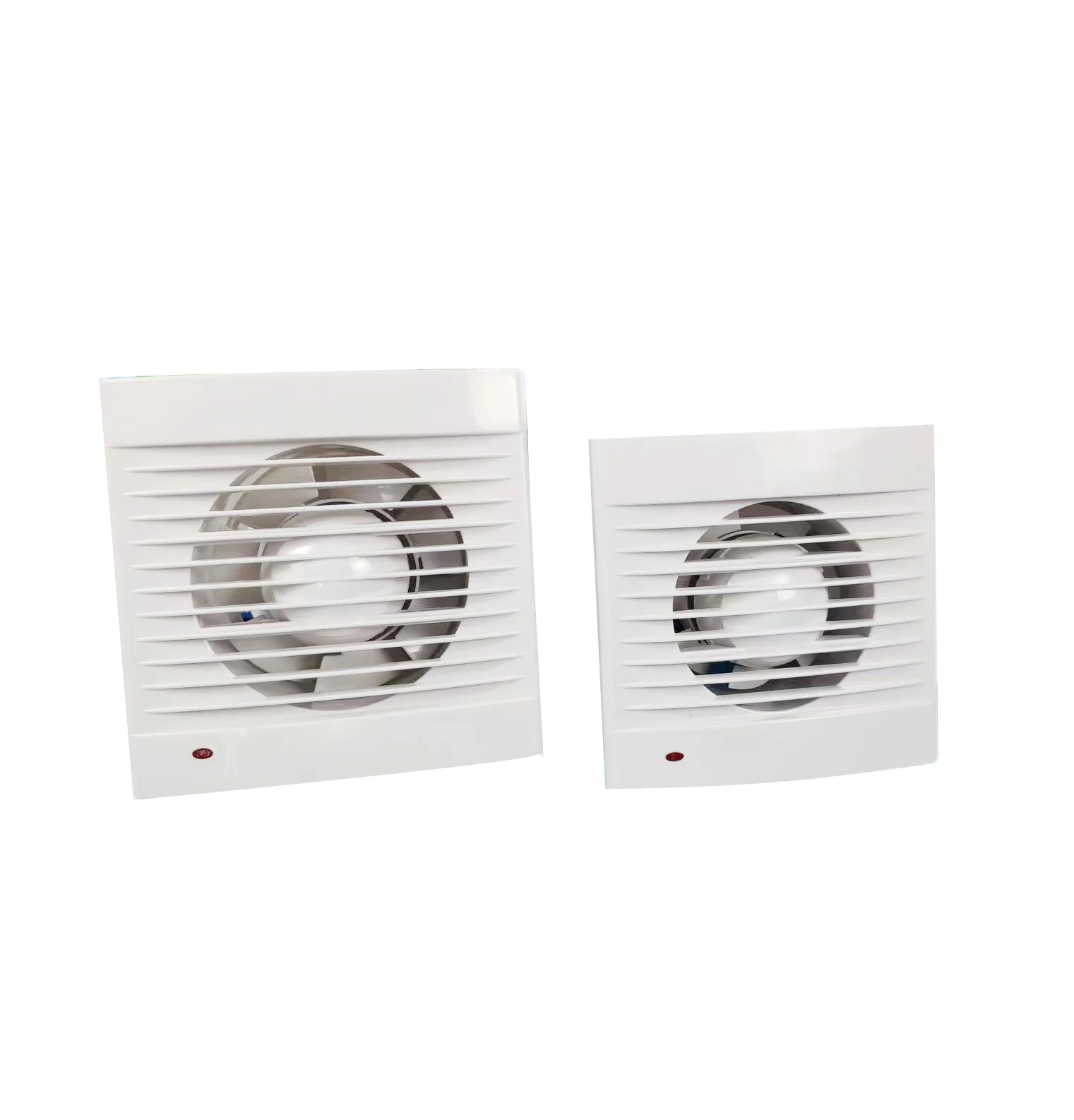 Customized Logo Factory Price Iron Back Shutter Window Ventilation Fan Waterproof Bathroom Home Wall Mounted Plastic Exhaust Fan