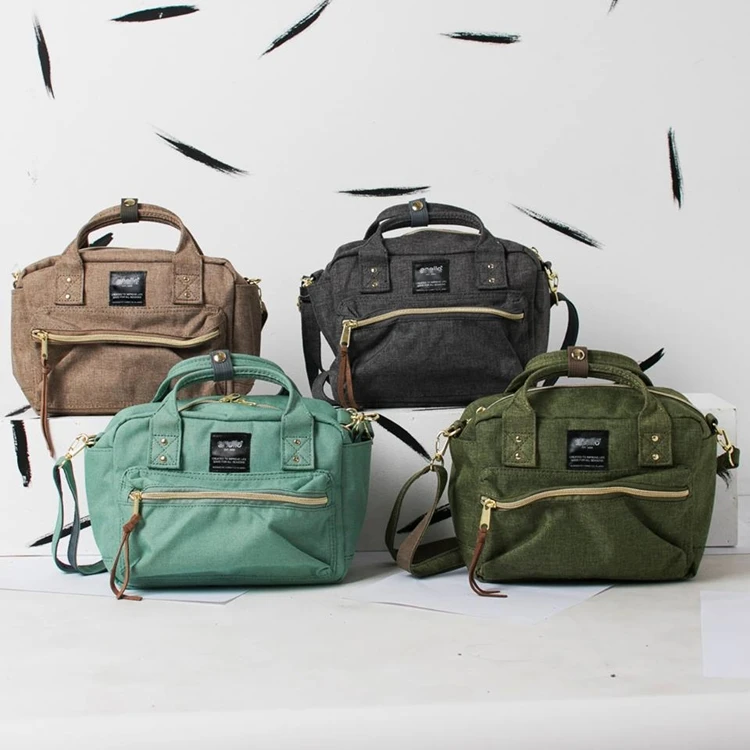 Japanese 2way Boston Shoulder Bags For Girls Female Women