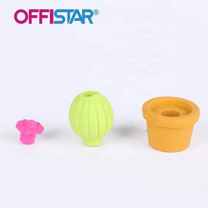 Ластик в форме кактуса, рекламный ластик, оптовая продажа, Ластики для канцелярских принадлежностей