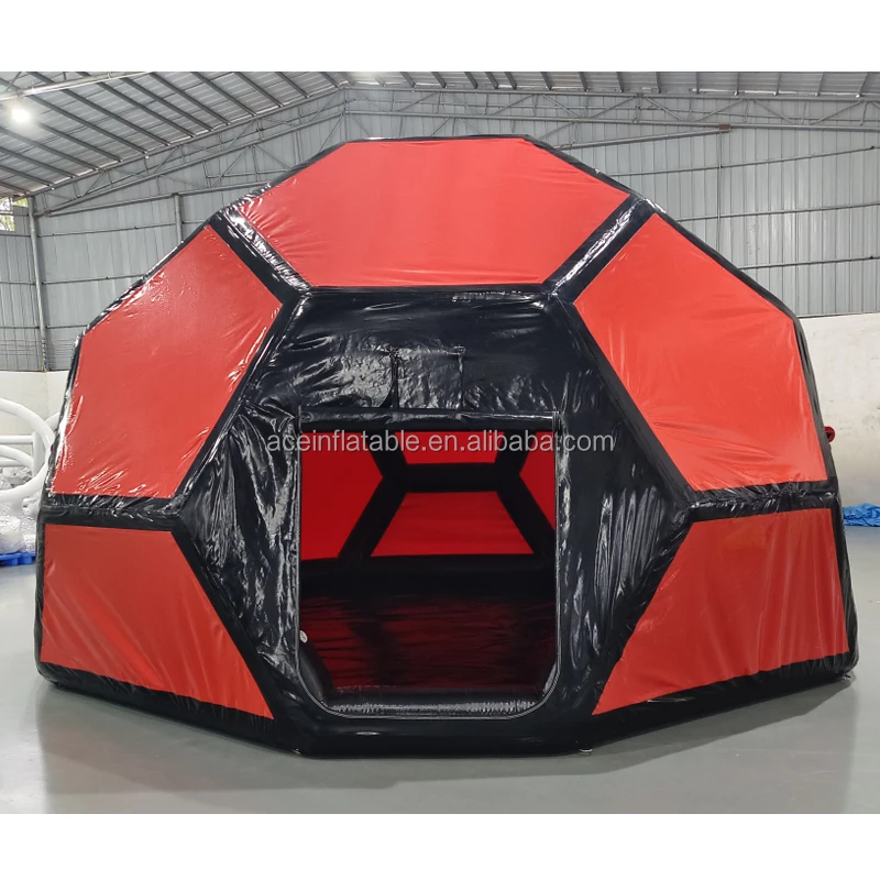 Customized Football Shape Inflatable Camping Air Hotel Tent Inflatable