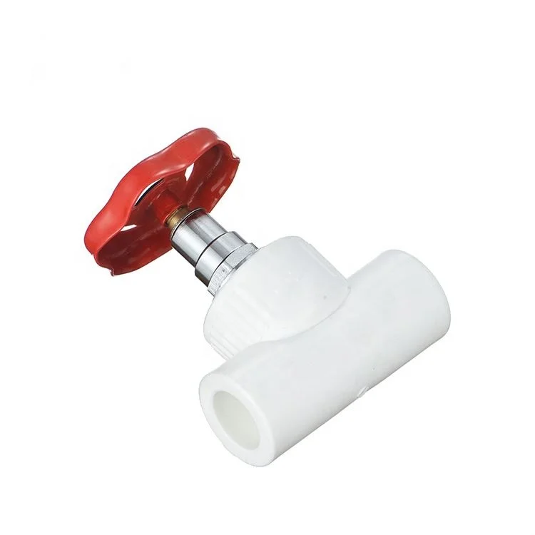 Factory supply green plastic ppr gate valve 25mm ppr stop valve for hot water and cold water