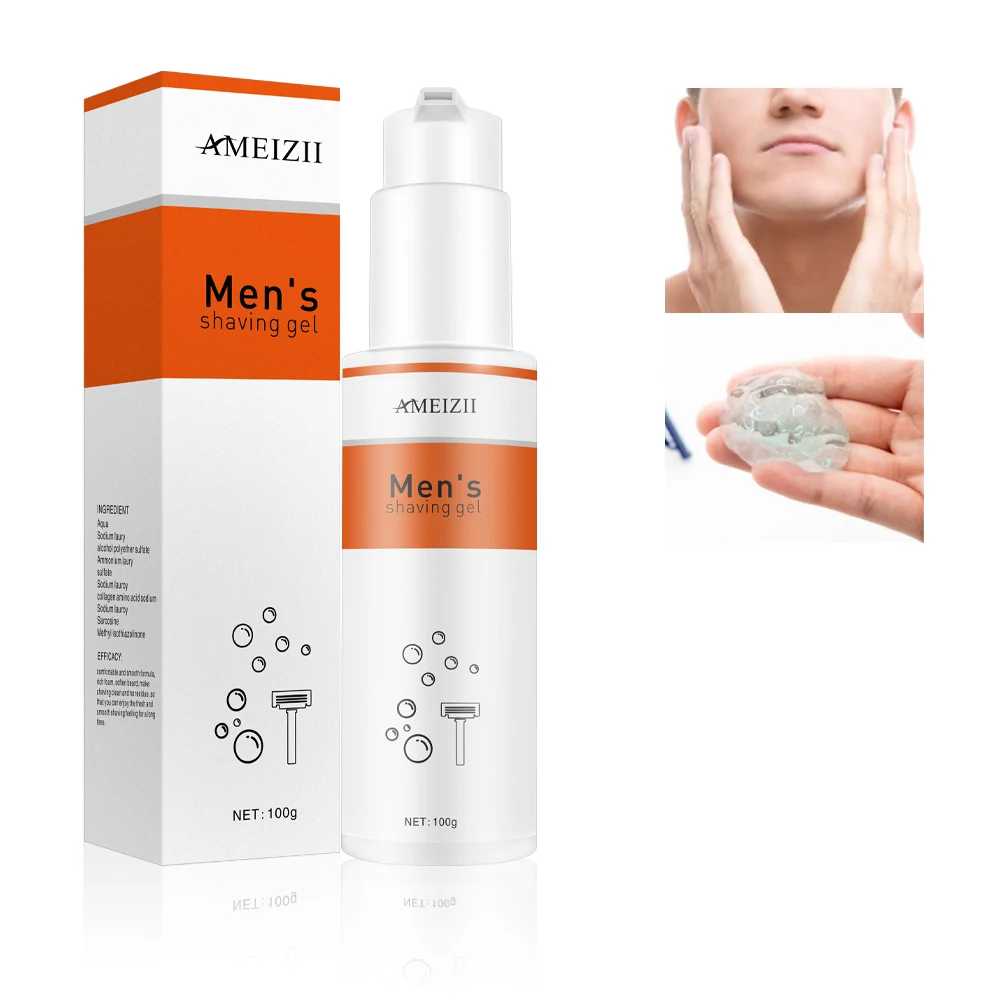 oem dom natural shaving gel men beard removal gel product savon