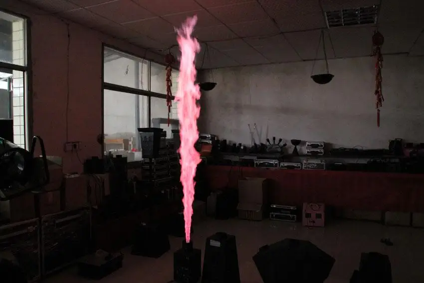 DMX Mini Flame Projectors Concert Flame Machine Mini Fire Machine Flame Projector for Stage Disco DJ Party Stage