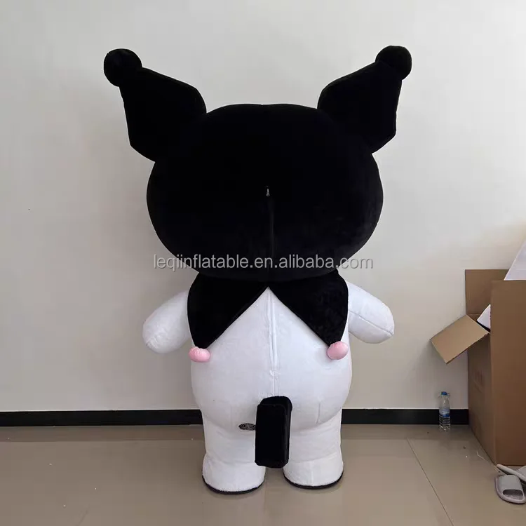 Funny Cosplay Cartoon Character Inflatable Kuromi Mascot Costume For ...