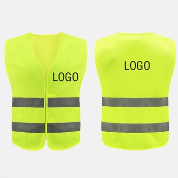 Reflective Vest Construction Security Safety Vest High Visibility Hi Vis Work Reflective Clothing