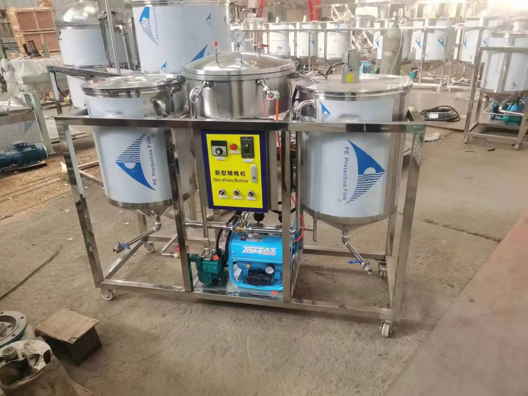 Небольшой завод по переработке масла для приготовления пищи сырой арахис подсолнечное кокосовое масло машина переработки пальмового фильтр и НПЗ